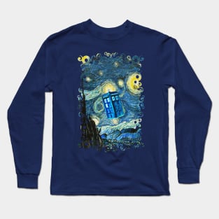 Soaring Blue Phone box Long Sleeve T-Shirt